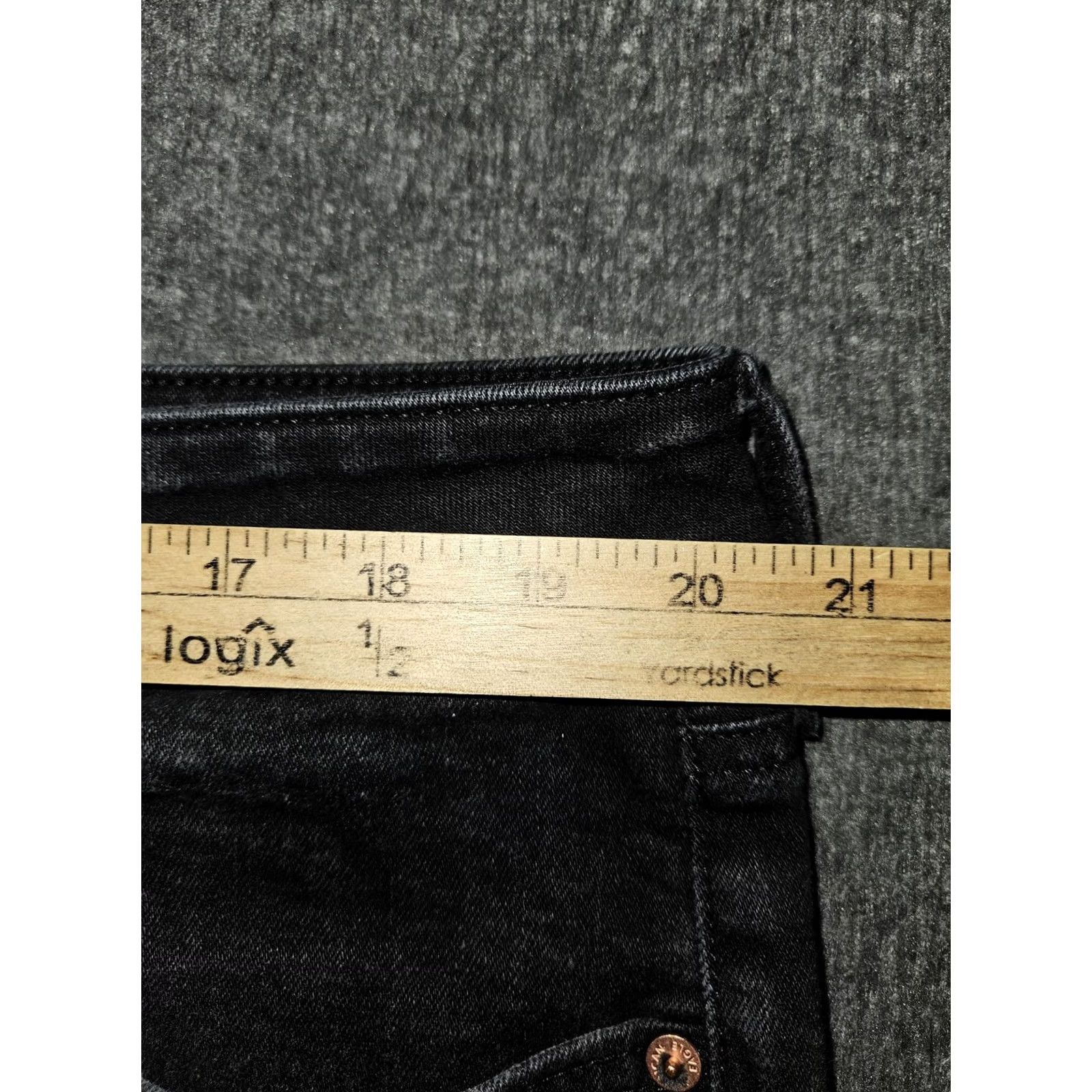 American Eagle Outfitters VINTAGE American Eagle Jeans Mens 40x32 Black Original Straight Airflex+ Denim Stretch Size US 40 / EU 56 - 4 Thumbnail
