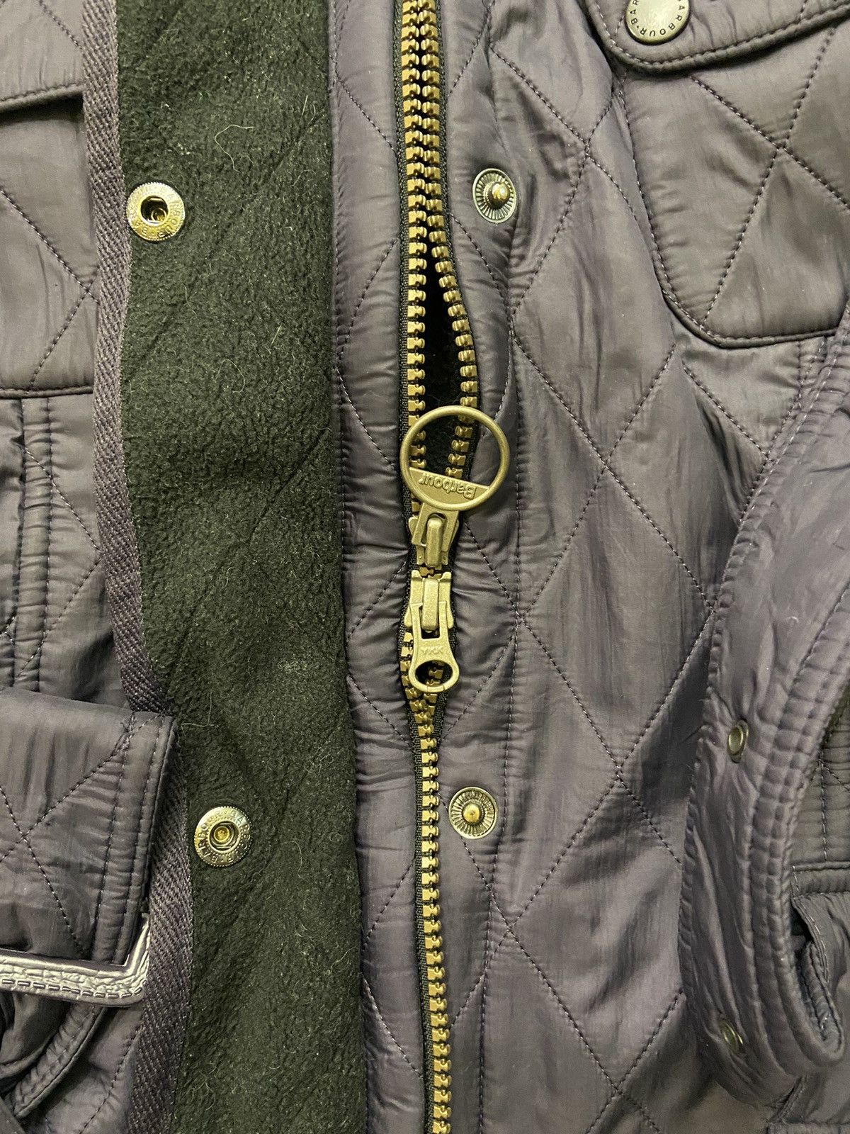 Barbour × Vintage VINTAGE WOMENS BARBOUR INTERNATIONAL JACKET PUFFER LUXURY Size M / US 6-8 / IT 42-44 - 18 Thumbnail