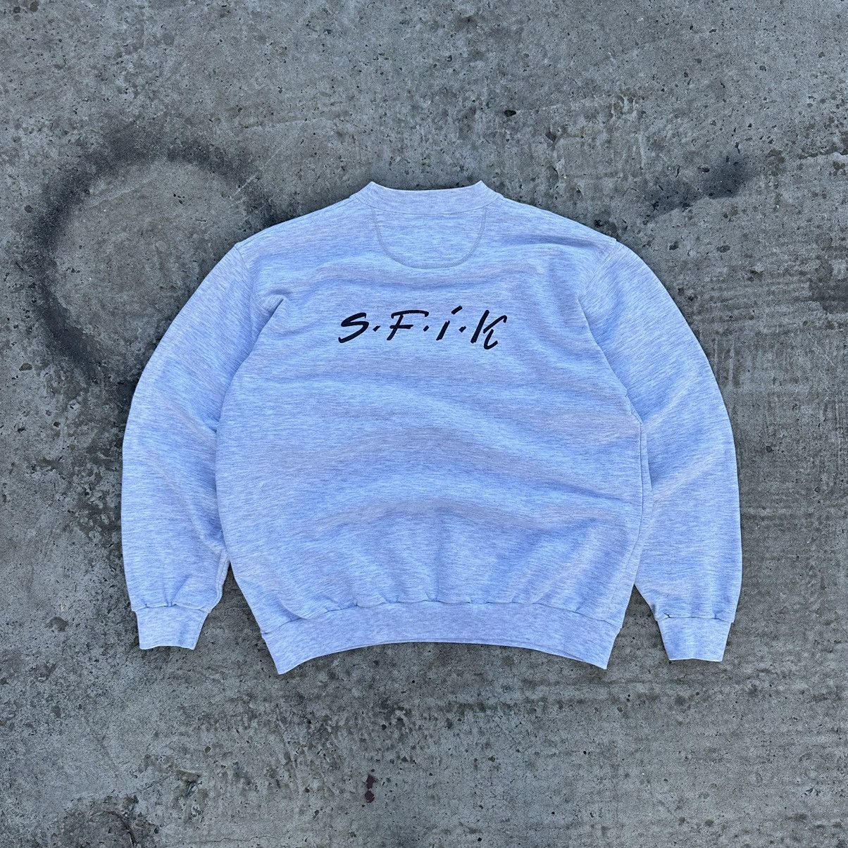 Vintage Vintage Sverige Sweden Sweatshirt USA Tennis Style USA 90s Size US L / EU 52-54 / 3 - 2 Thumbnail