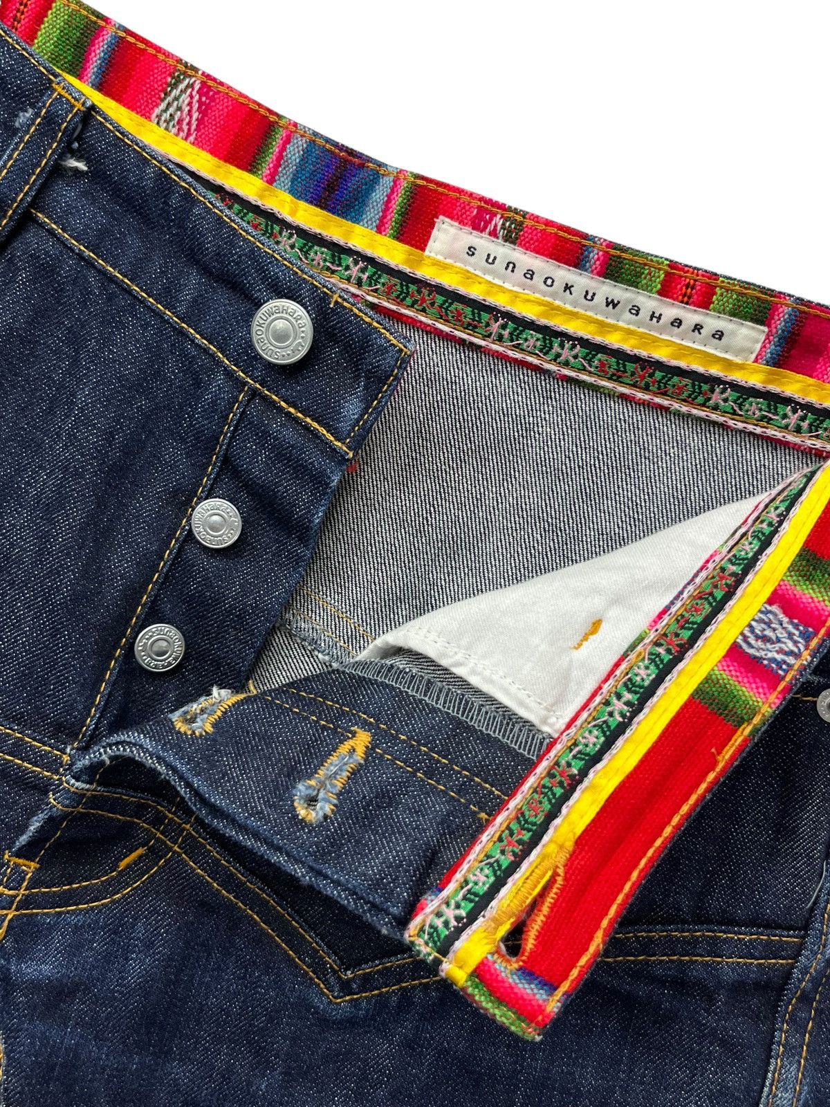 Sunao Kuwahara 🔥SUNAO KUWAHARA ISSEY MIYAKE Distressed Indigo Blue Shorts Size 30" / US 8 / IT 44 - 8 Thumbnail