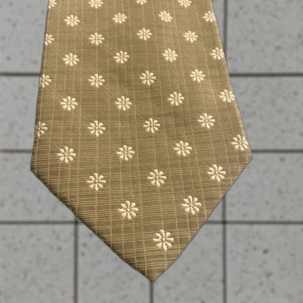 Vintage VINTAGE XMI Tie 100% Silk USA Light Green Necktie Business Formalwear 57"-60" Striped Classic Width Men Mens Size ONE SIZE - 1 Thumbnail