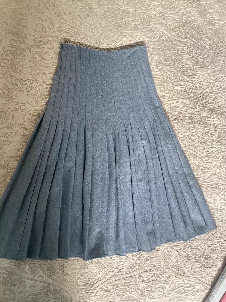 Loro Piana LORO PIANA Cotton hemp skirt Size 26" / US 2 / IT 38 - 2 Thumbnail