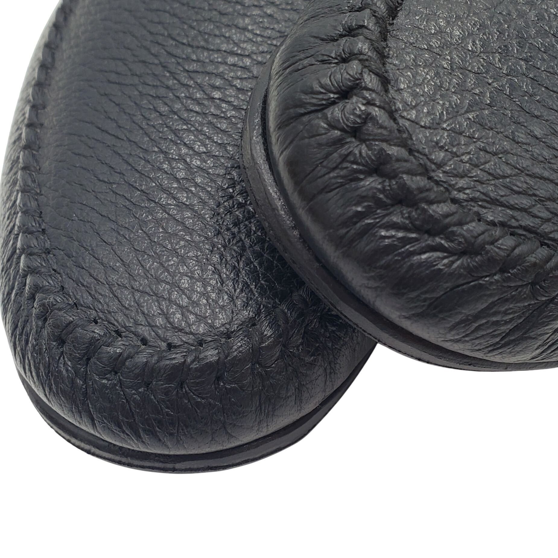 Bally Bally Switzerland Callan Men's size 12 Black Pebble Leather Size US 12 / EU 45 - 5 Thumbnail
