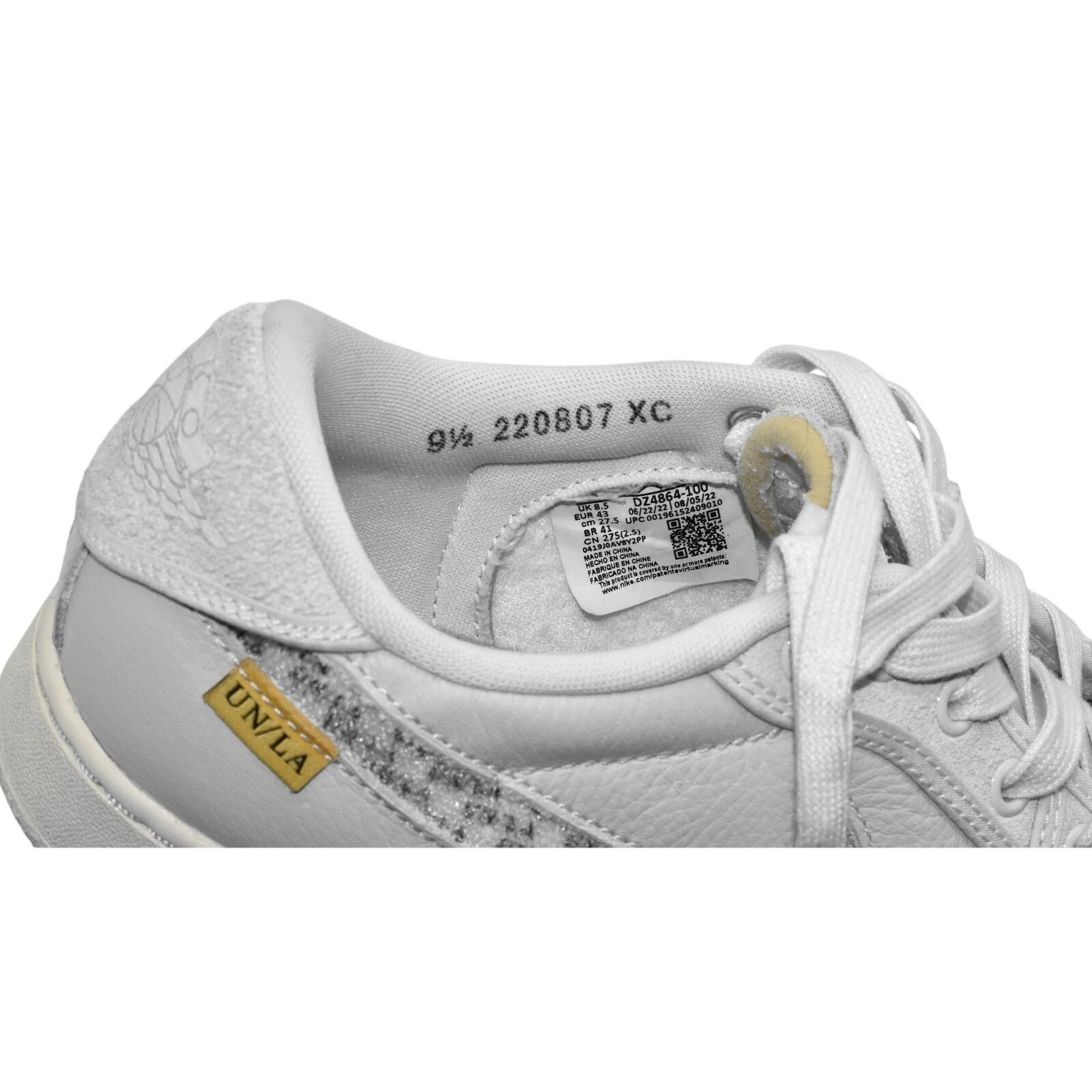 Nike NIKE AIR JORDAN UN/LA AJKO 1 Sail Grey DZ4864-100 Shoes 9.5 Size US 8.5 / EU 41-42 - 6 Thumbnail