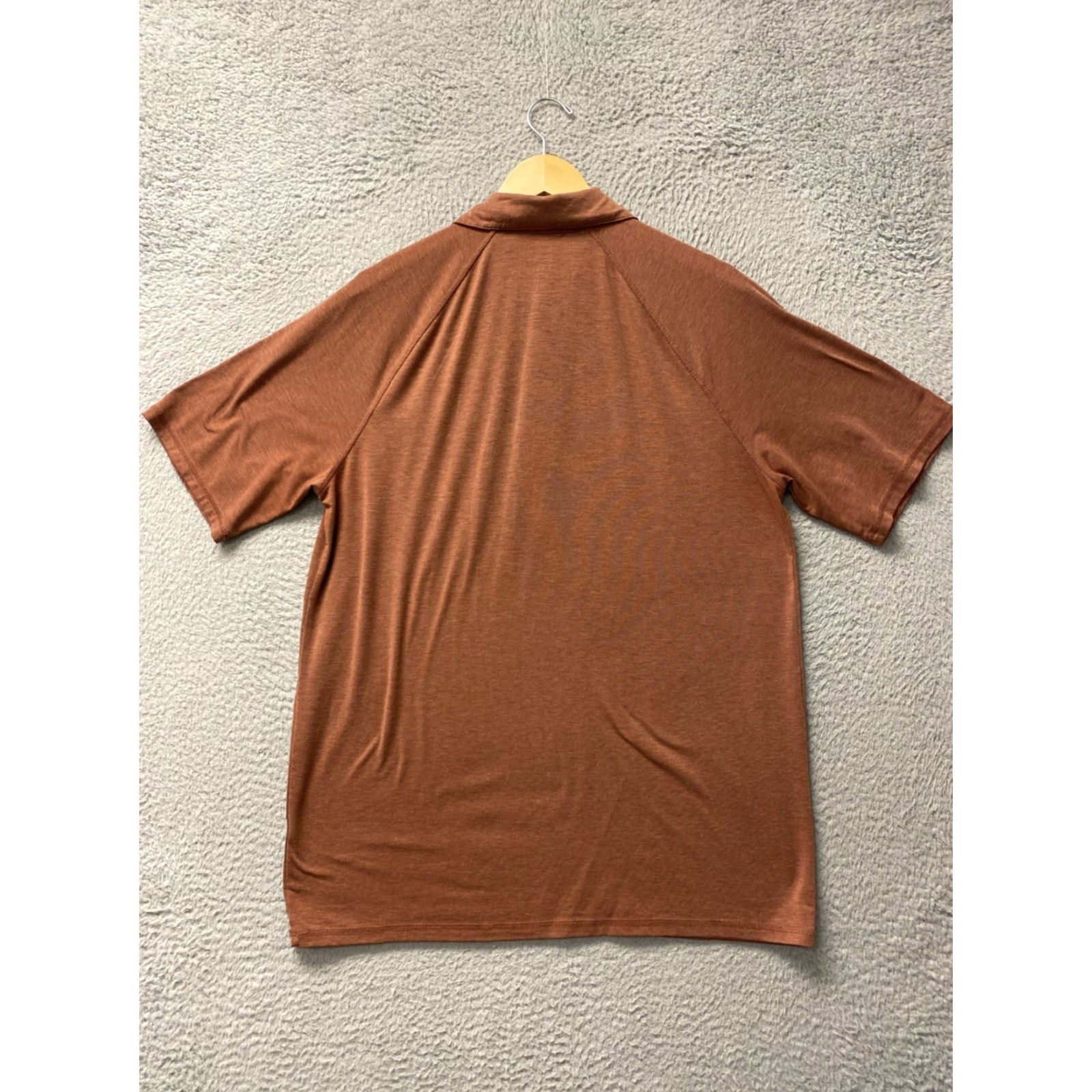 Vintage VINTAGE L.L. Bean Polo Shirt Mens M Tall Brown Solid Short Sleeve Collared Button 90s Preppy Golf Tennis Rugby USA 1216 Size US M / EU 48-50 / 2 - 8 Thumbnail