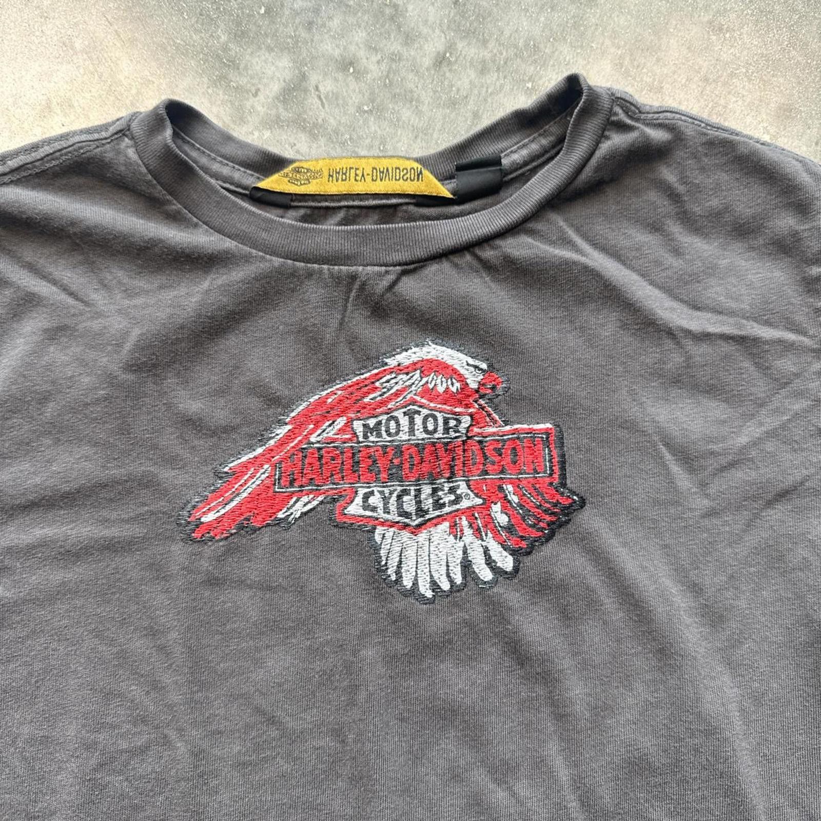 Harley Davidson Grey Harley Davidson Short Sleeve Womens T-shirt Size US S / EU 44-46 / 1 - 3 Thumbnail