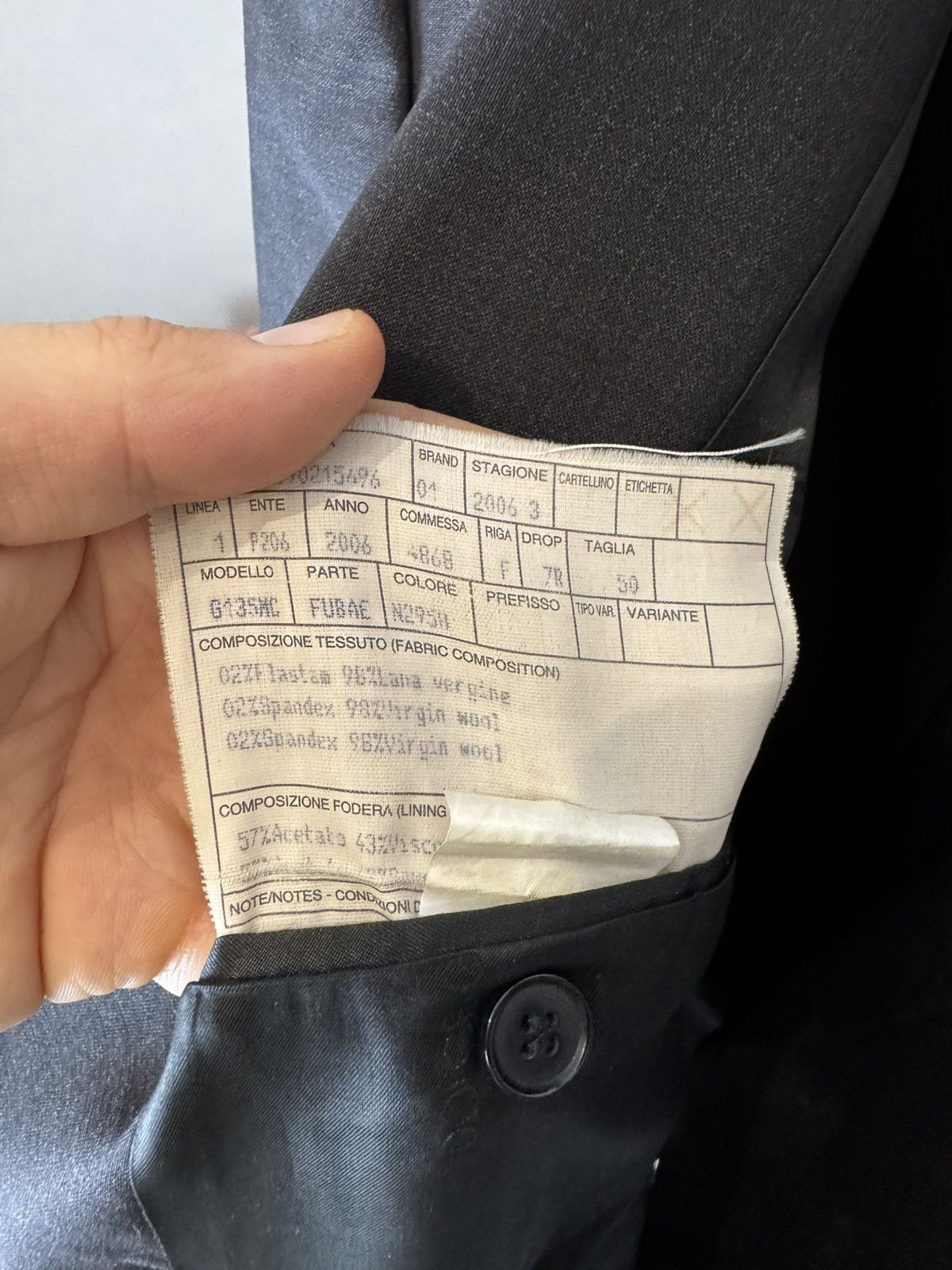 Dolce & Gabbana Dolce & Gabbana Designer Wool Blazer Avant Garde Luxury Size 50R - 5 Thumbnail