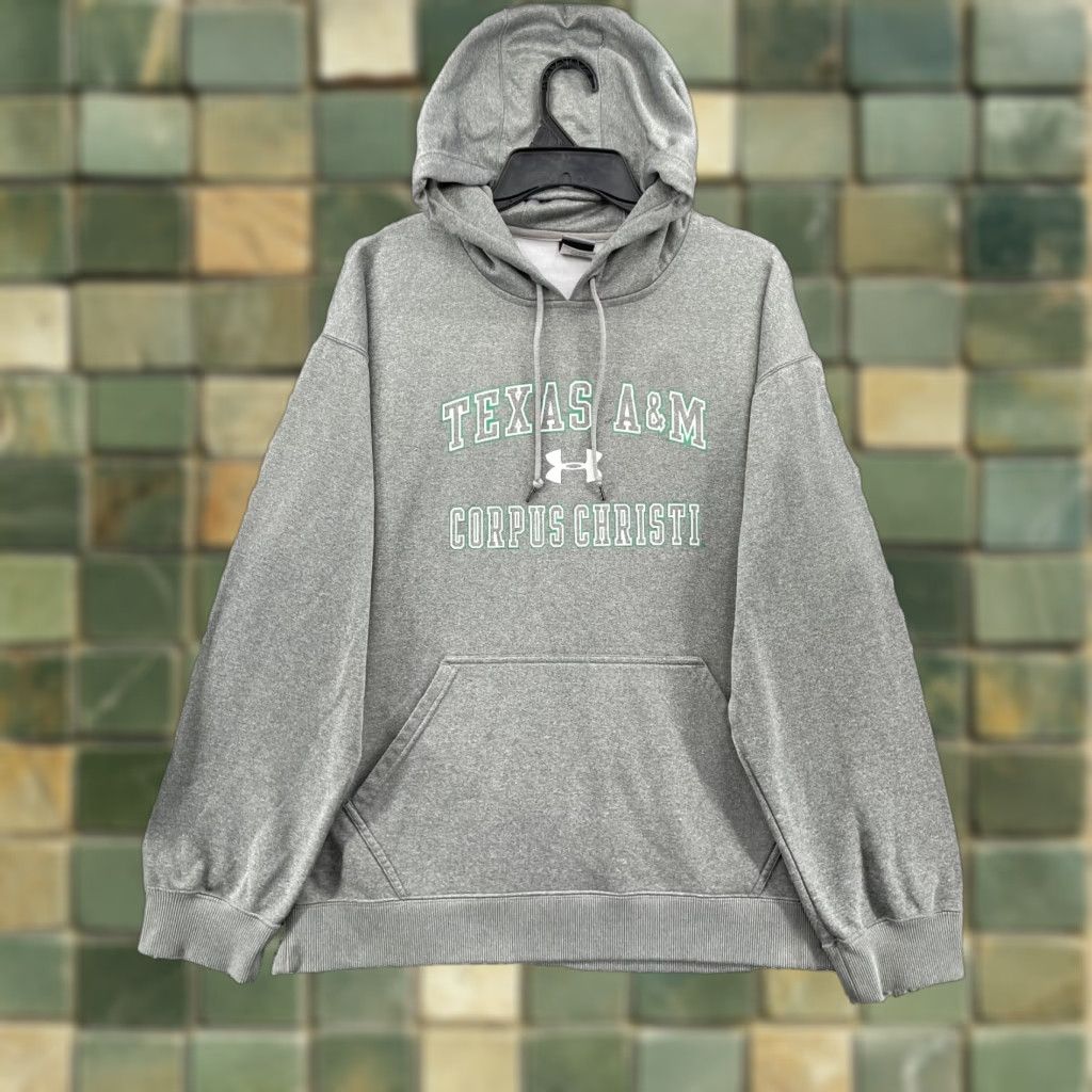 Under Armour Under Armour Hoodie Men's Large Gray Texas A&M University Sportswear Athleisure Size US L / EU 52-54 / 3 - 1 Thumbnail
