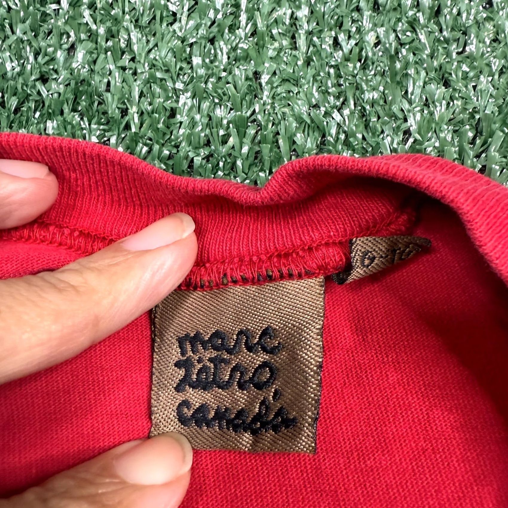 Marcs VINTAGE Marc Tetro Shirt Size XL Red Graphic Canada T Tee 90s Short Sleeve Men's Size US XL / EU 56 / 4 - 7 Thumbnail