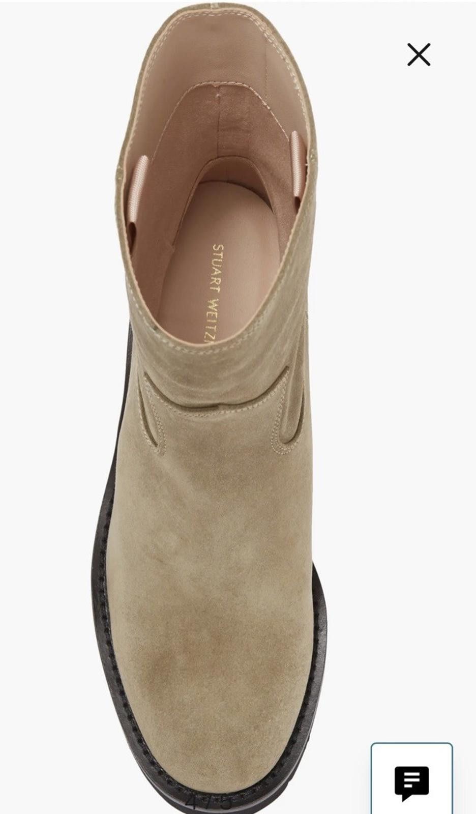 Stuart Weitzman NWT Stuart Weitzman Moto Bootie Tan Size 8.0 Retail $650 Size US 8 / IT 38 - 4 Thumbnail