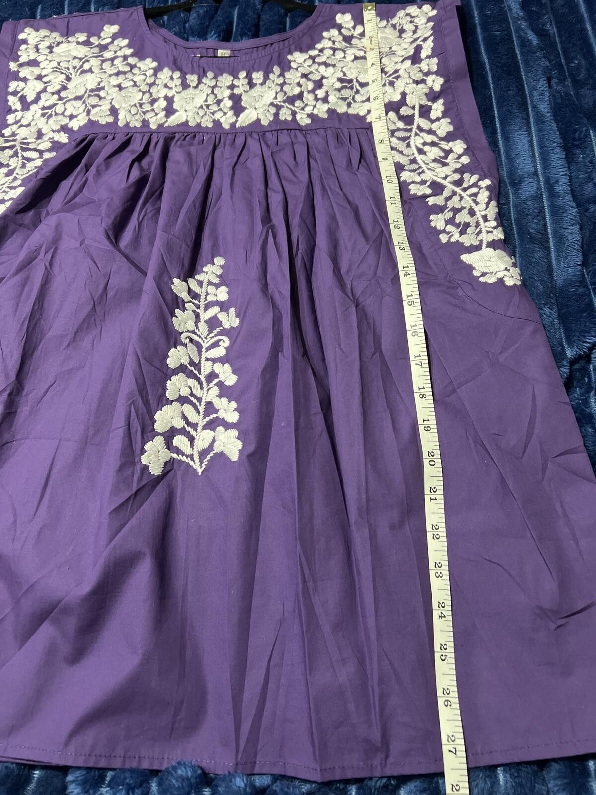 Other Spirit Dress Purple Embroidered Sleeveless Top Medium boho Size M / US 6-8 / IT 42-44 - 7 Thumbnail
