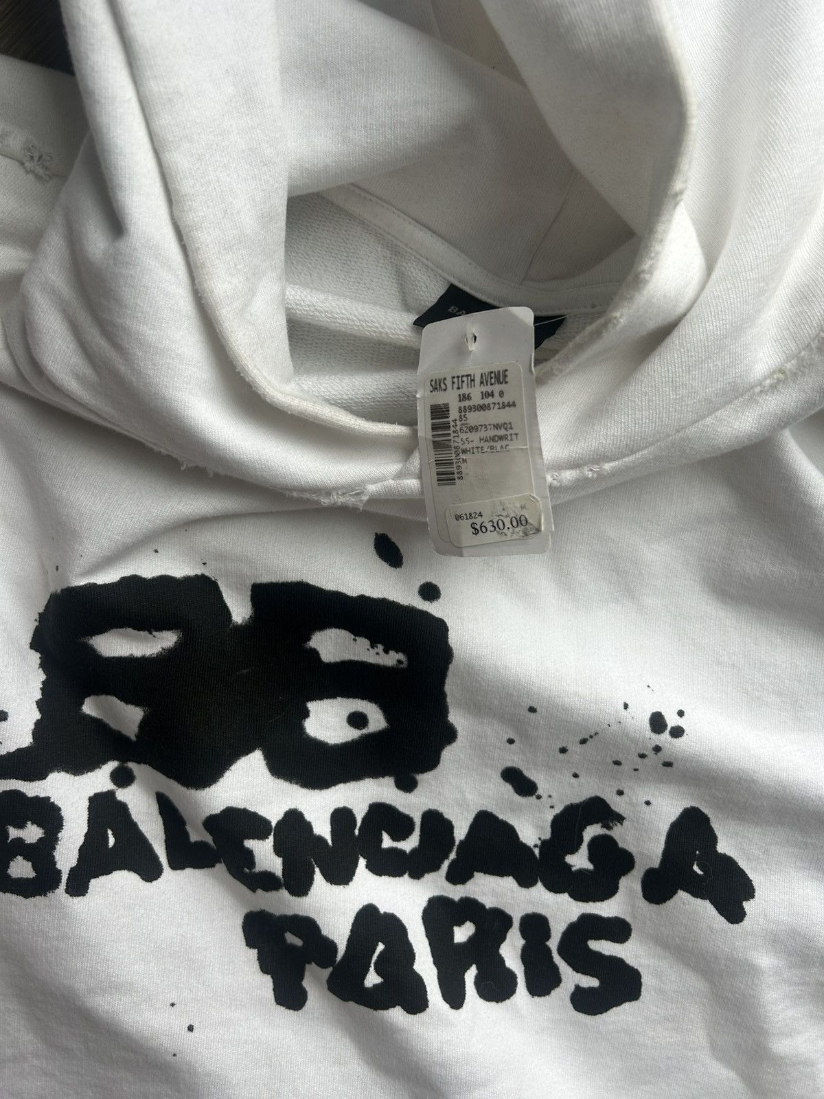 Balenciaga Balenciaga Hand Drawn BB hoodie Size US M / EU 48-50 / 2 - 2 Thumbnail
