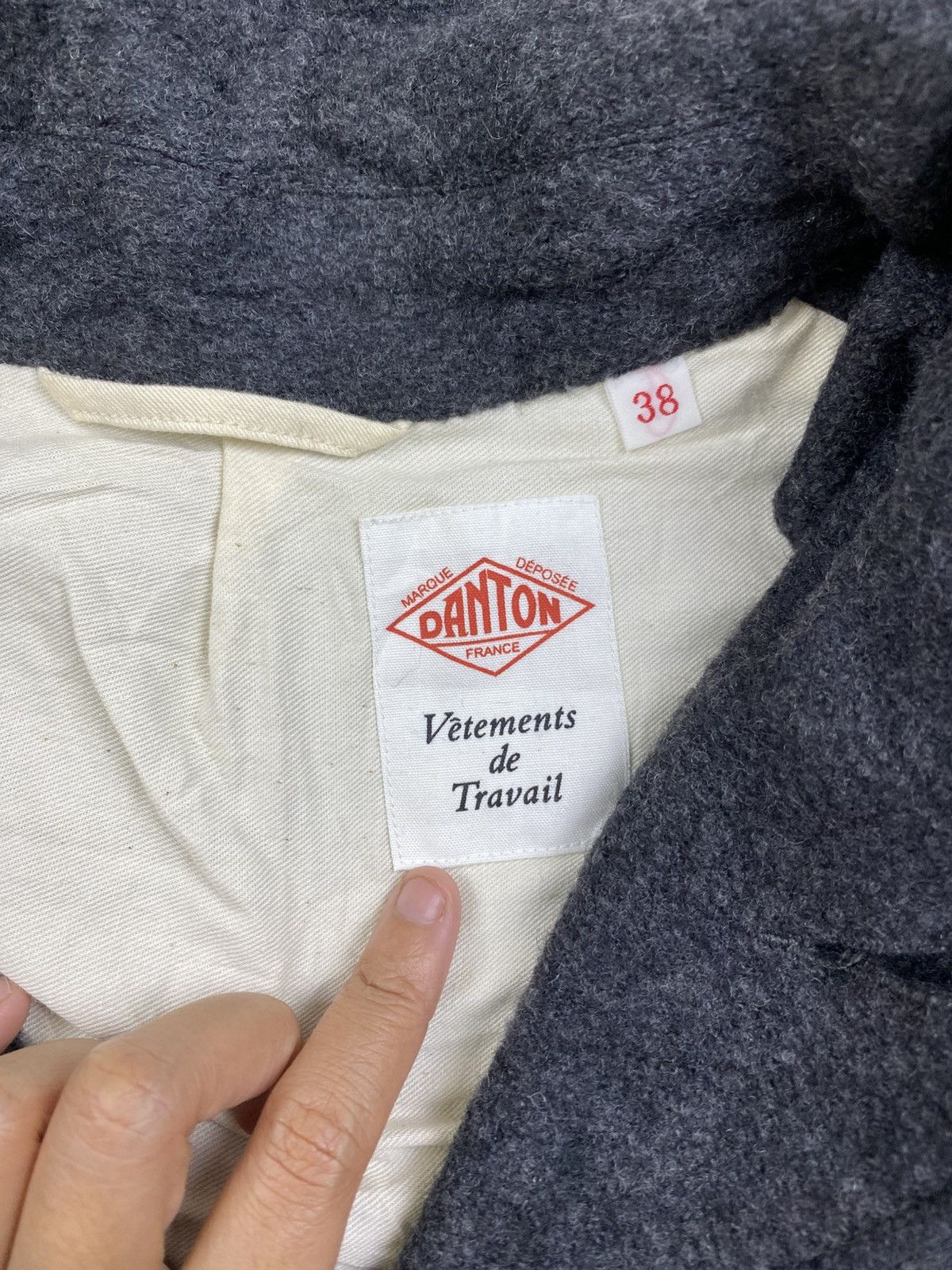 Danton × If Six Was Nine × Vintage Vintage Danton Vetements De Travail Wool Long Jacket Size US L / EU 52-54 / 3 - 10 Thumbnail