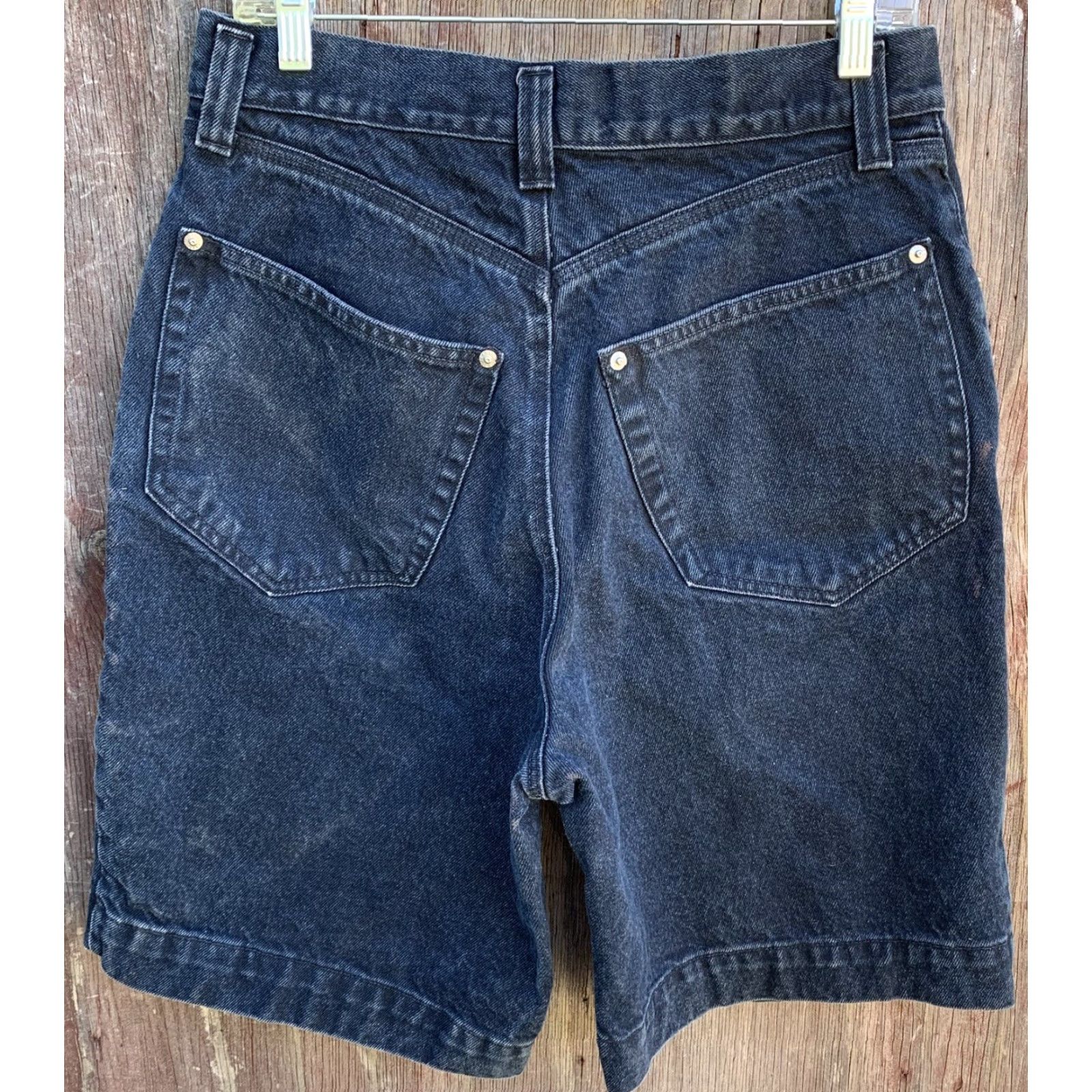 Banana Republic vtg Banana Republic Safari & Travel Co denim shorts Jorts 80s Size 12 Blue Denim 5 pocket Button fly Mens Womens Boys Girls Size 34" / US 12 / IT 48 - 2 Thumbnail