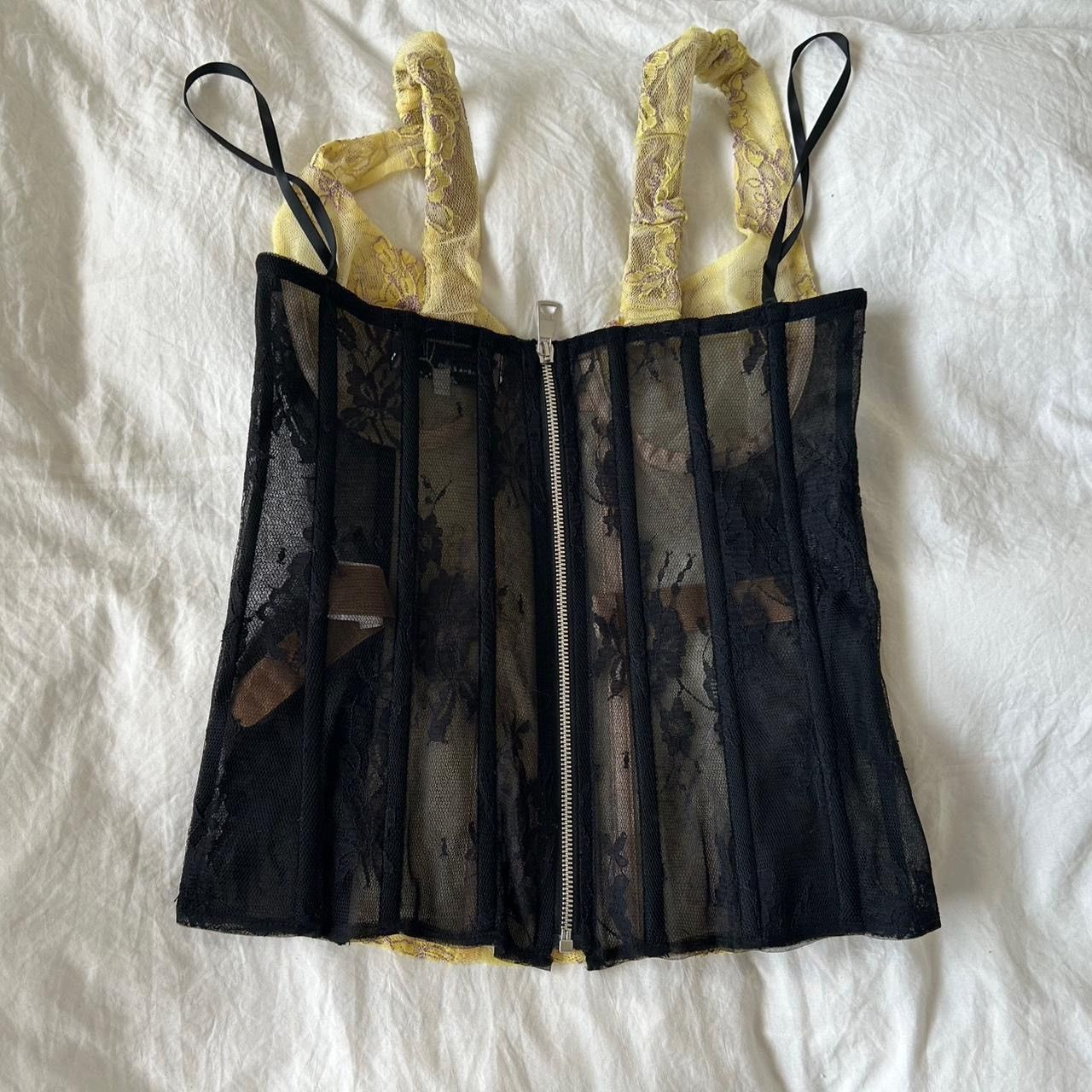 Natasha Zinko Natasha Zinko Lace Panelled Corset Top Size XS / US 0-2 / IT 36-38 - 6 Thumbnail