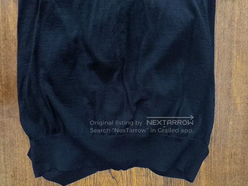 Junya Watanabe Junya Watanabe Black Knit Top Size S / US 4 / IT 40 - 5 Thumbnail