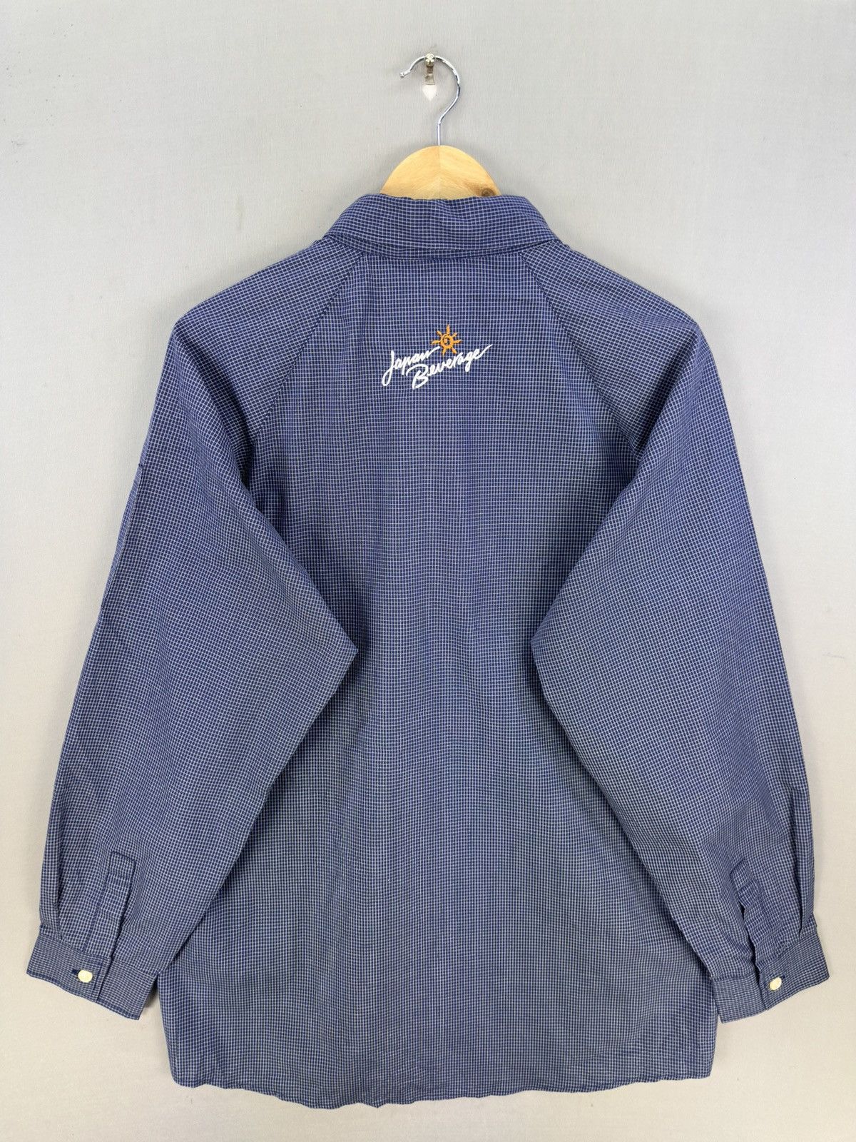 Japanese Brand Danbird Japan Beverage Grid Check Worker Shirt Size US L / EU 52-54 / 3 - 4 Thumbnail