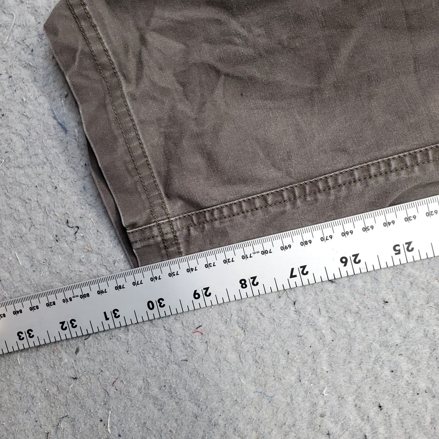 Ben Sherman Ben Sherman Pants Mens 30/32 Gray Flat Front Stretch Straight Leg - Chino Size US 30 / EU 46 - 5 Thumbnail
