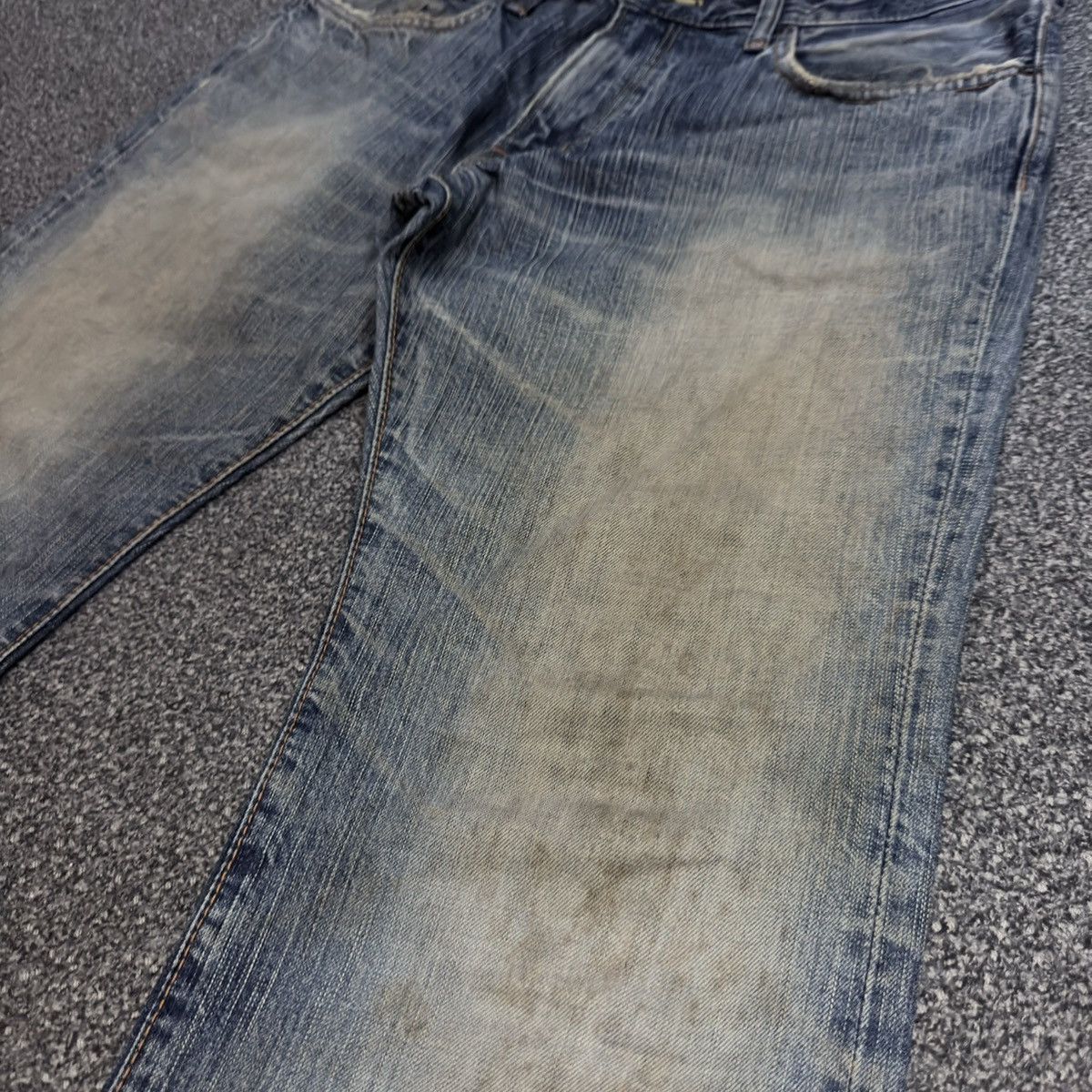 Kapital Flared ‼️ Japanese Denim Edwin 505 Dirty Washed Distressed Size US 33 - 4 Thumbnail