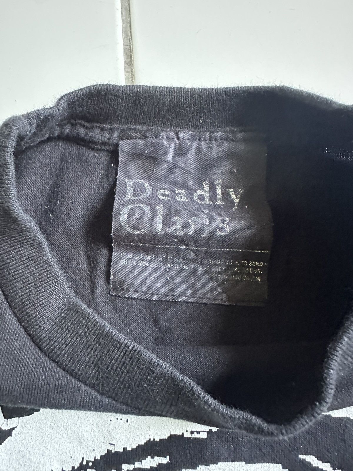 Japanese Brand × Vintage Deadly claris The arrow of A Bone black shirt Size US S / EU 44-46 / 1 - 4 Thumbnail