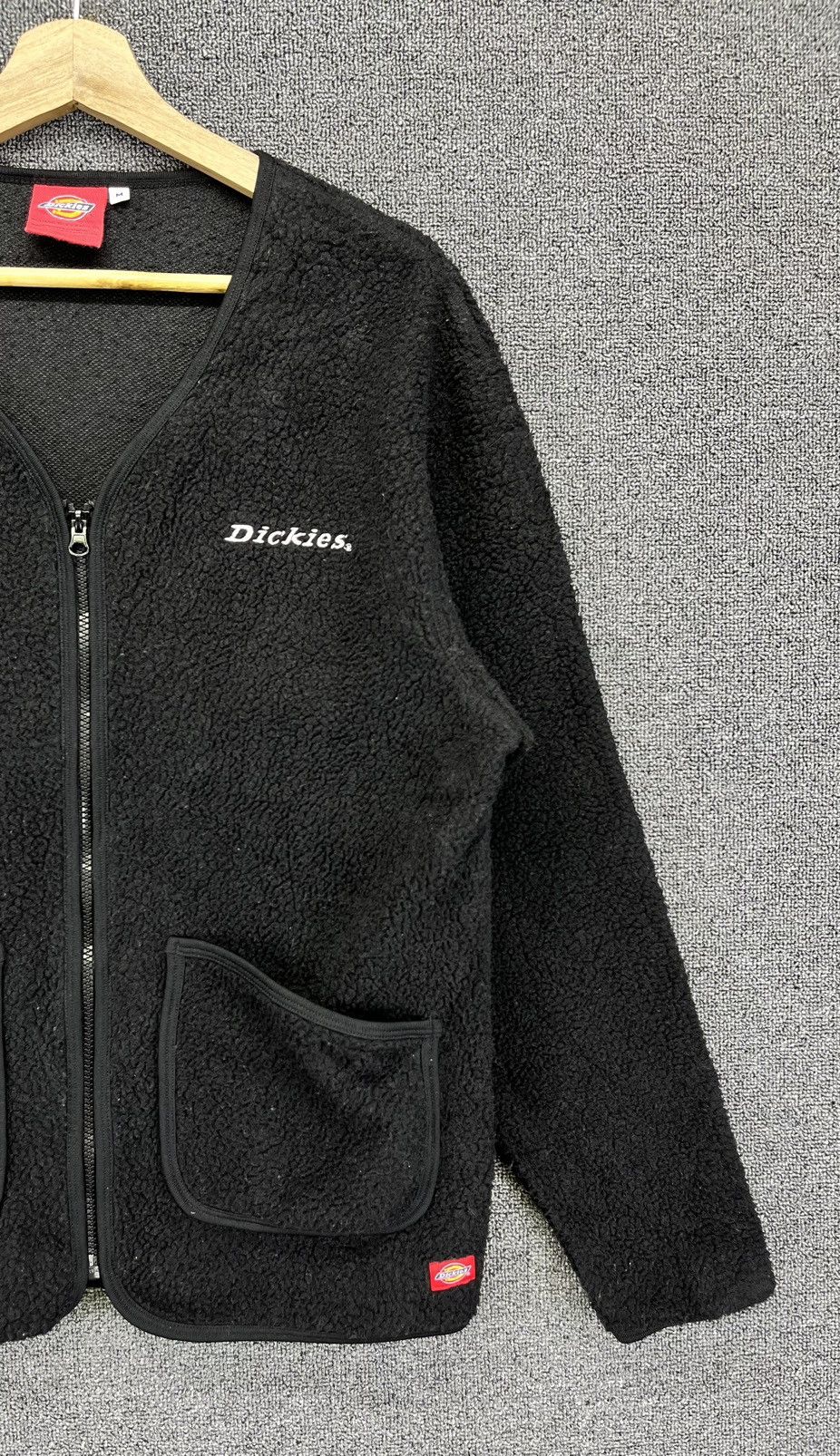 Dickies Dickies Black Fleece Cardigan Jacket Size US M / EU 48-50 / 2 - 3 Thumbnail