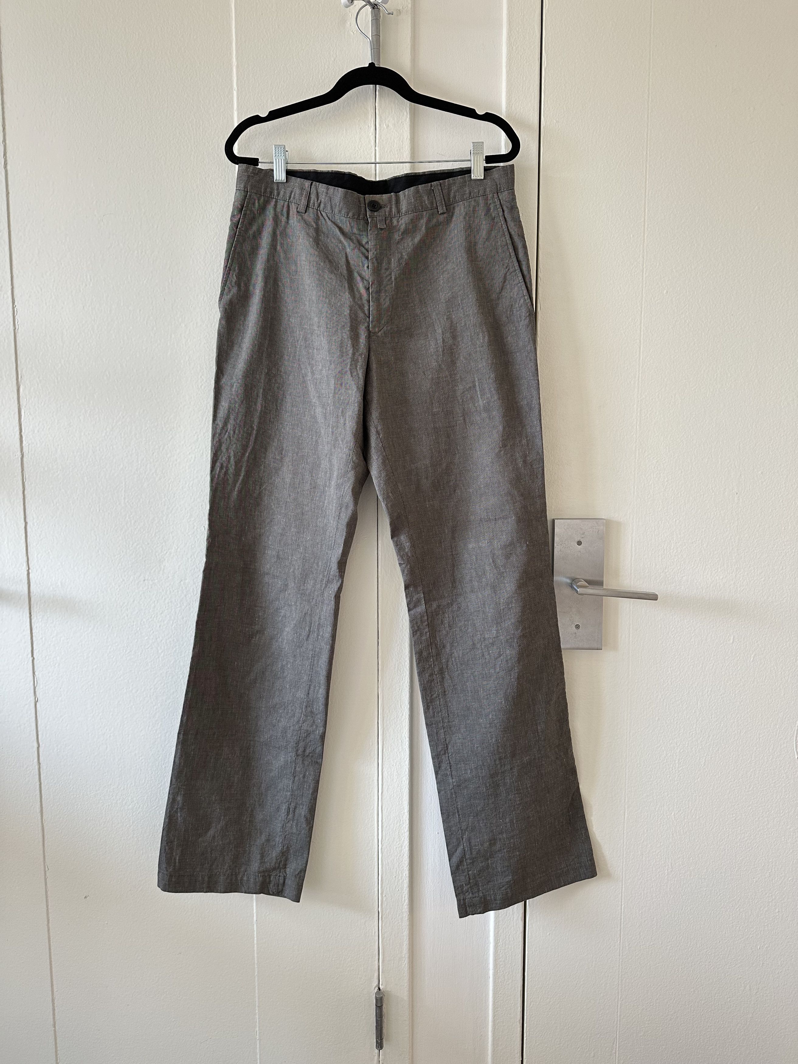 Dries Van Noten Dries Van Noten Linen/Cotton Blend Trousers Size 32 - 1 Thumbnail