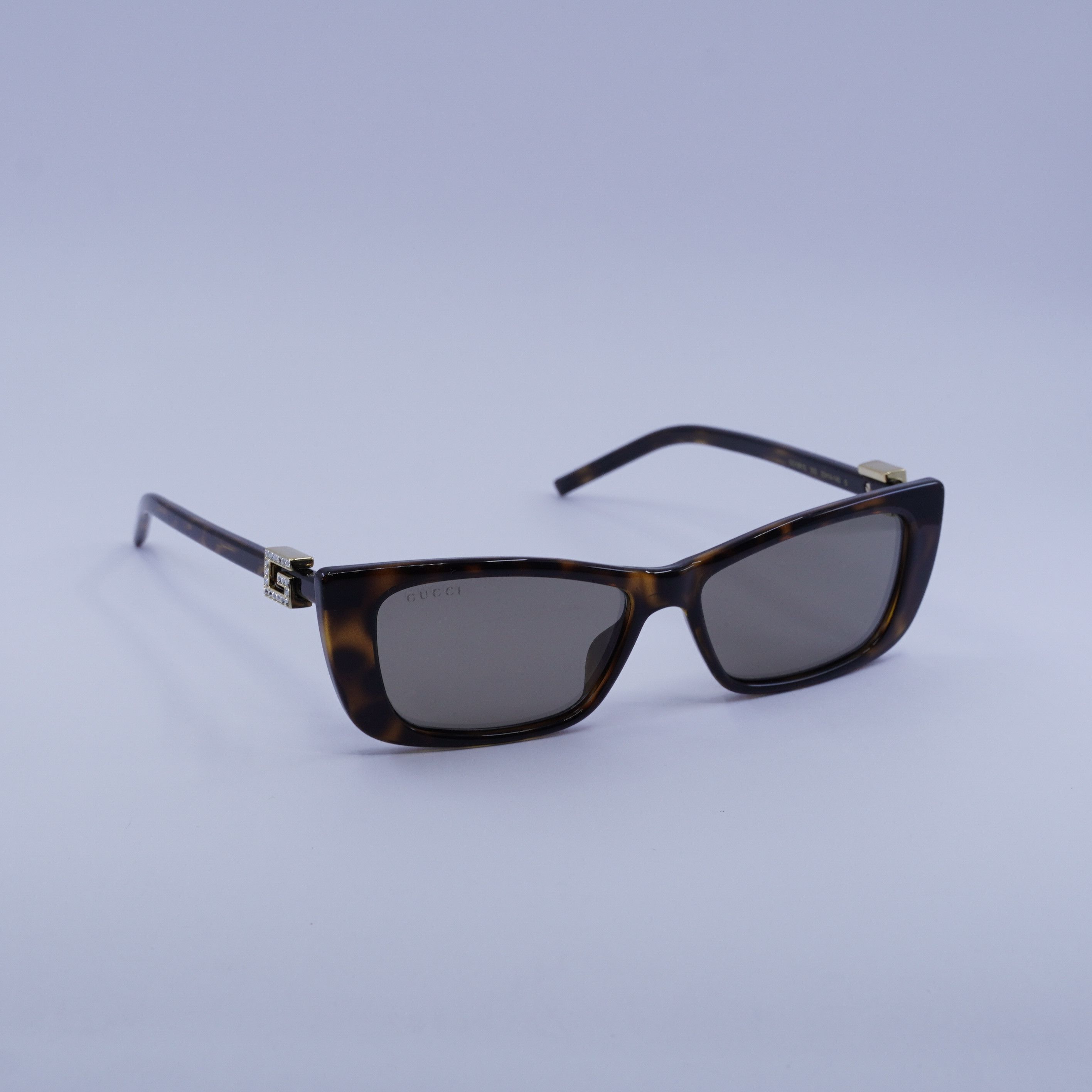 Gucci Gucci GG1681S 003 Sunglasses Havana Cat Eye Frame Size ONE SIZE - 5 Thumbnail
