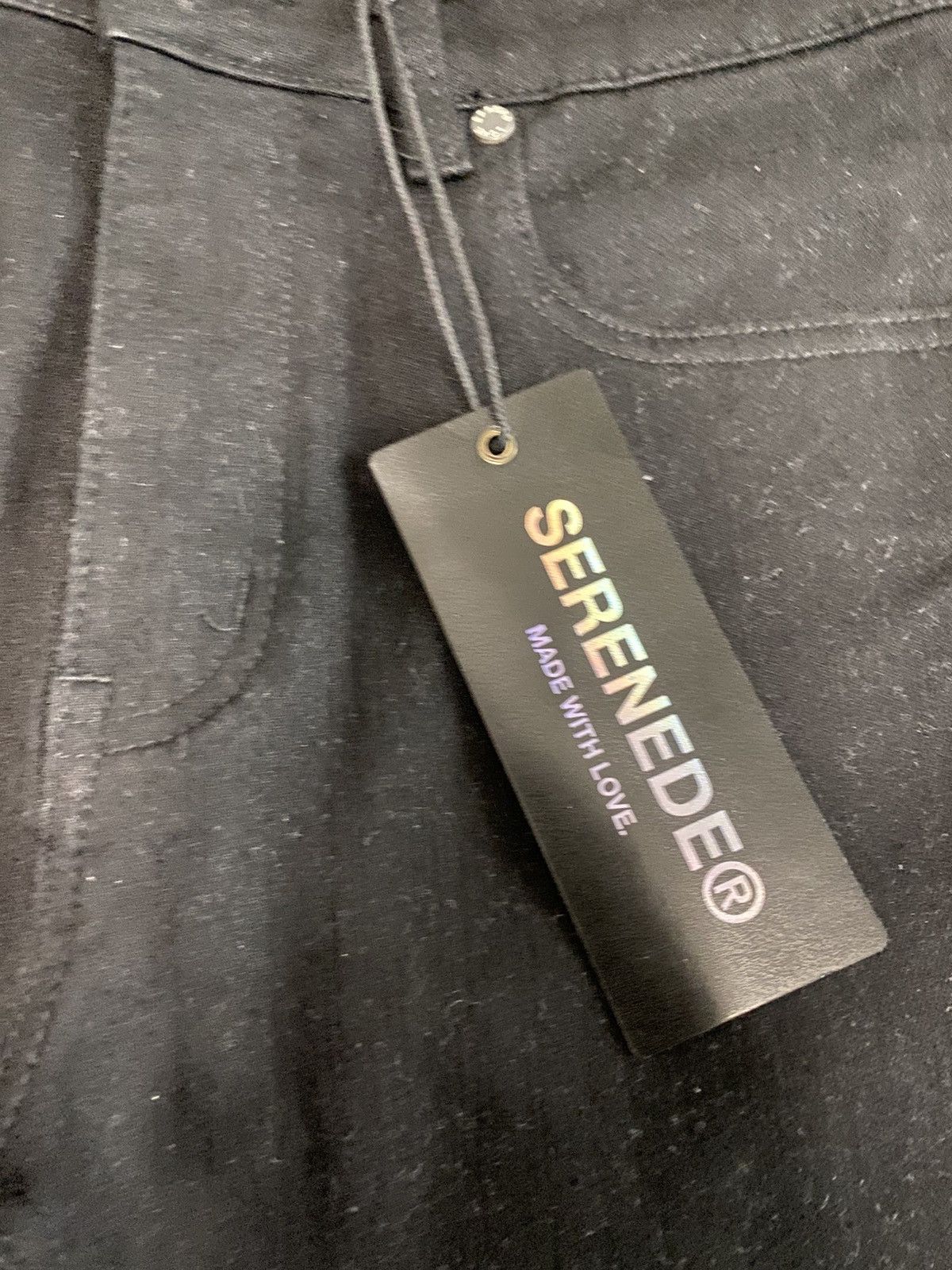 SERENEDE SEREDENE BLACK JEANS Size US 32 / EU 48 - 2 Thumbnail