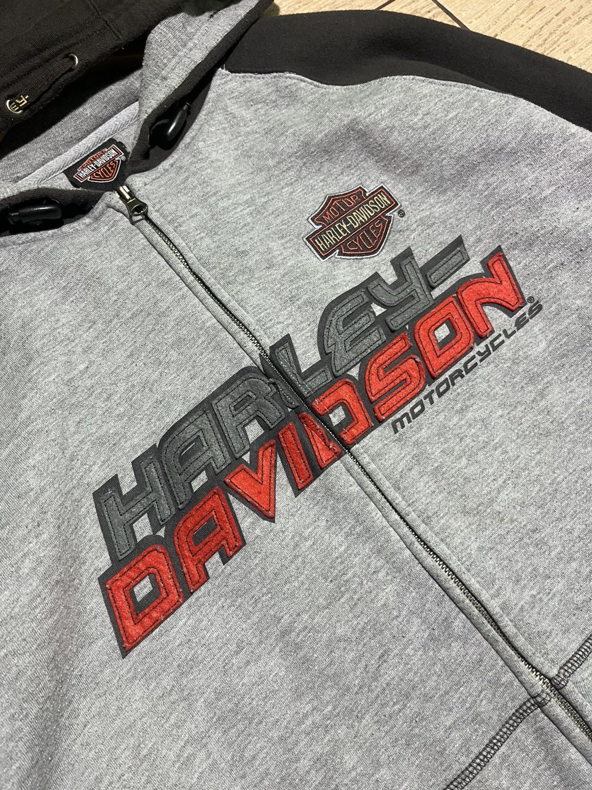 Harley Davidson Harley Davidson Vintage Zip Hoodie Size US XL / EU 56 / 4 - 7 Thumbnail