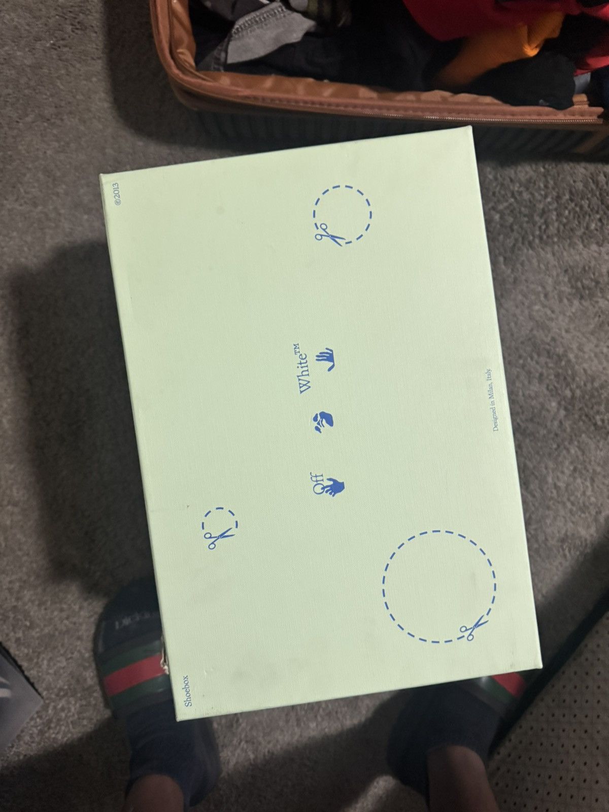 Off-White Off-White Out of Office 'For Walking - White Blue' Size US 10.5 / EU 43-44 - 19 Thumbnail