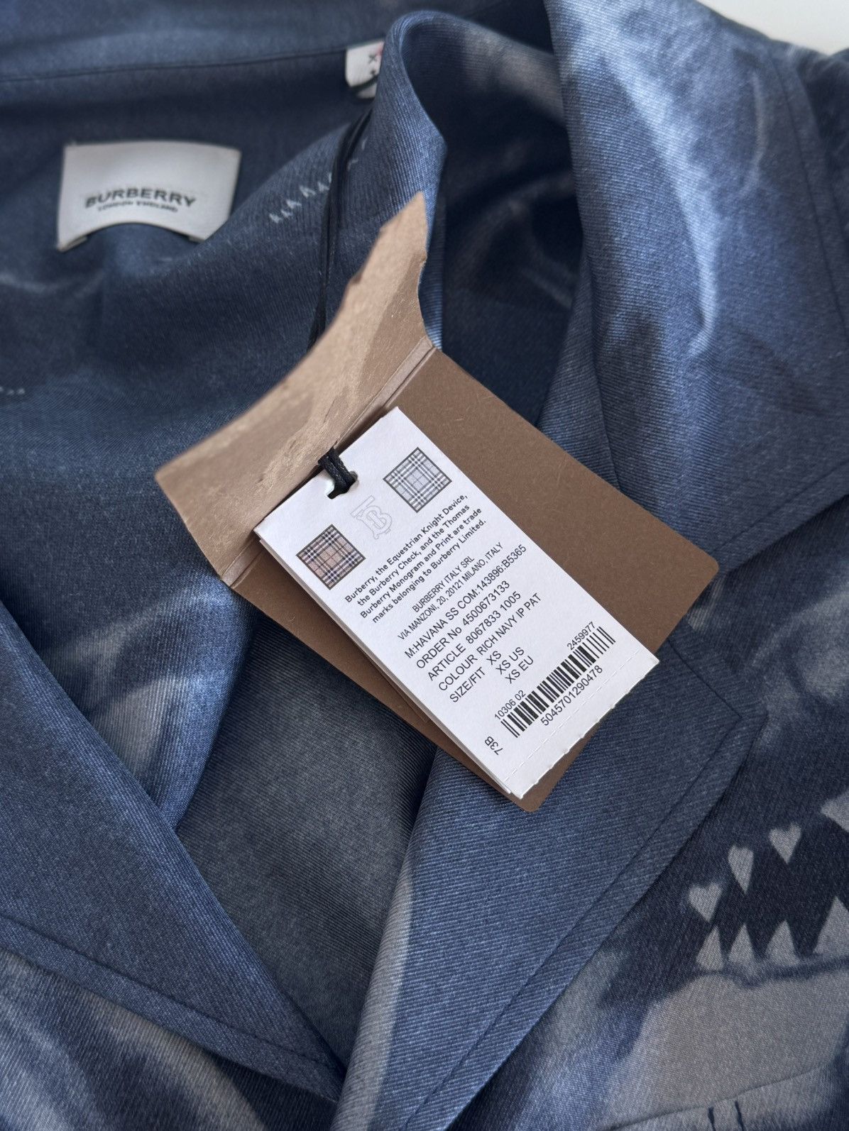 Burberry BURBERRY SILK SHIRTS | XS FIT S Size US XS / EU 42 / 0 - 7 Thumbnail