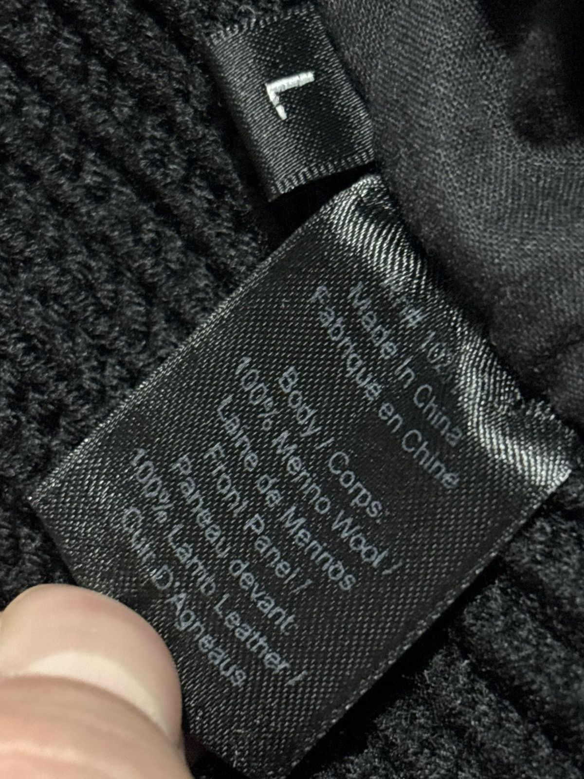 If Six Was Nine Vintage John Varvatos Lamb Leather Wool Bomber Cargo archive Size US L / EU 52-54 / 3 - 11 Thumbnail
