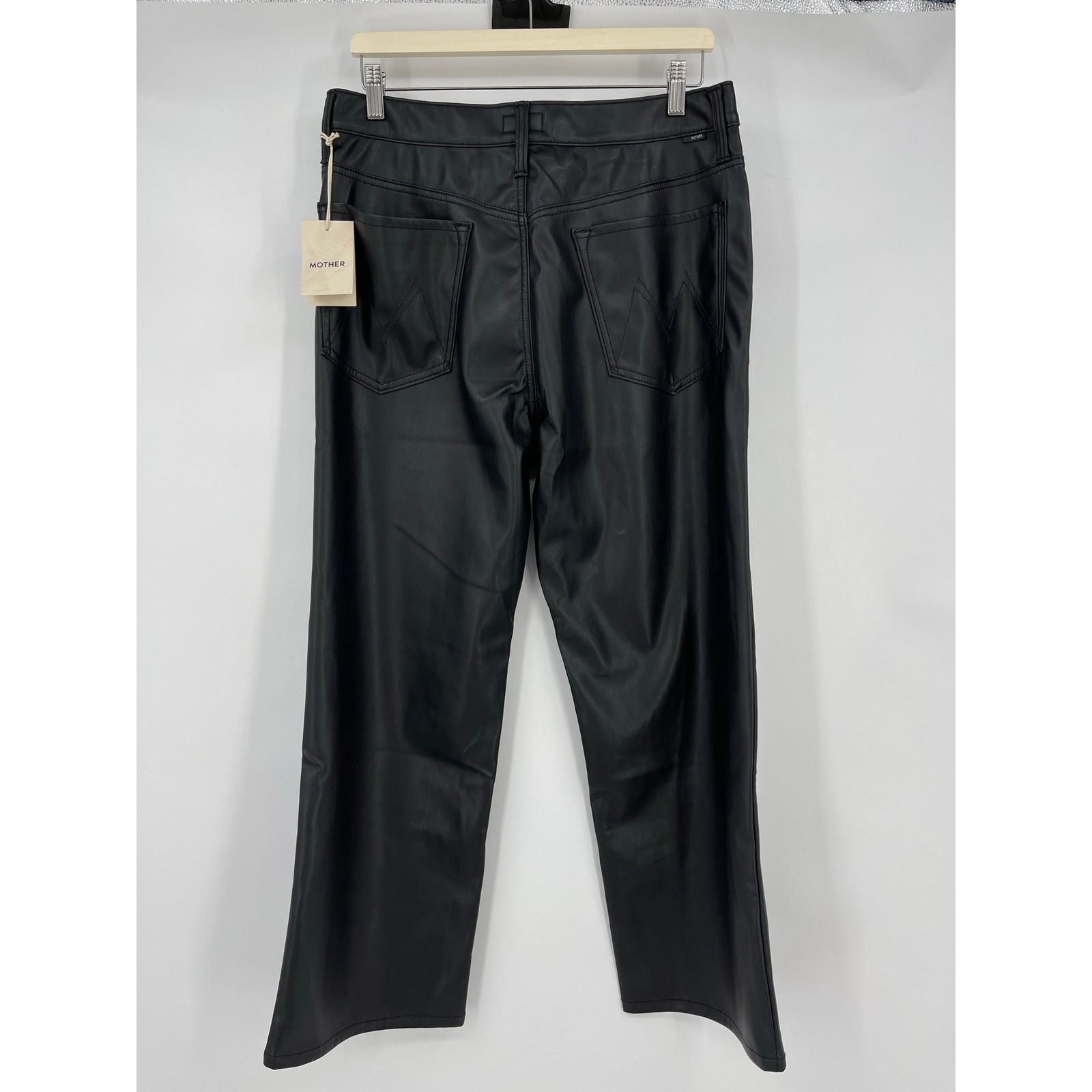 MOTHER MOTHER | NWT The Rambler Zip Ankle Black 33 Plus Size Size 33" - 4 Thumbnail
