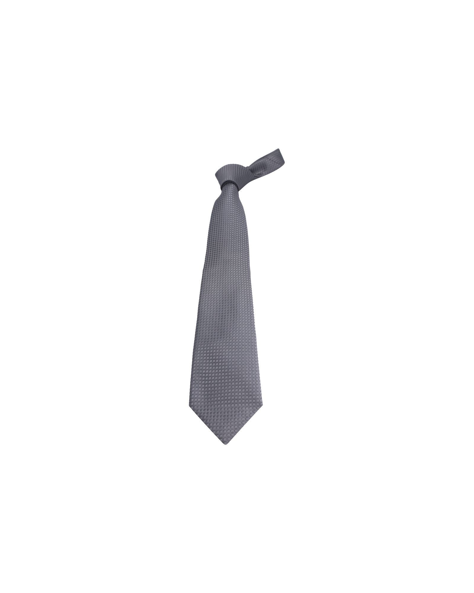Tom Ford Tom Ford Patterned Necktie in Silver Silk Cotton Size ONE SIZE - 1 Thumbnail