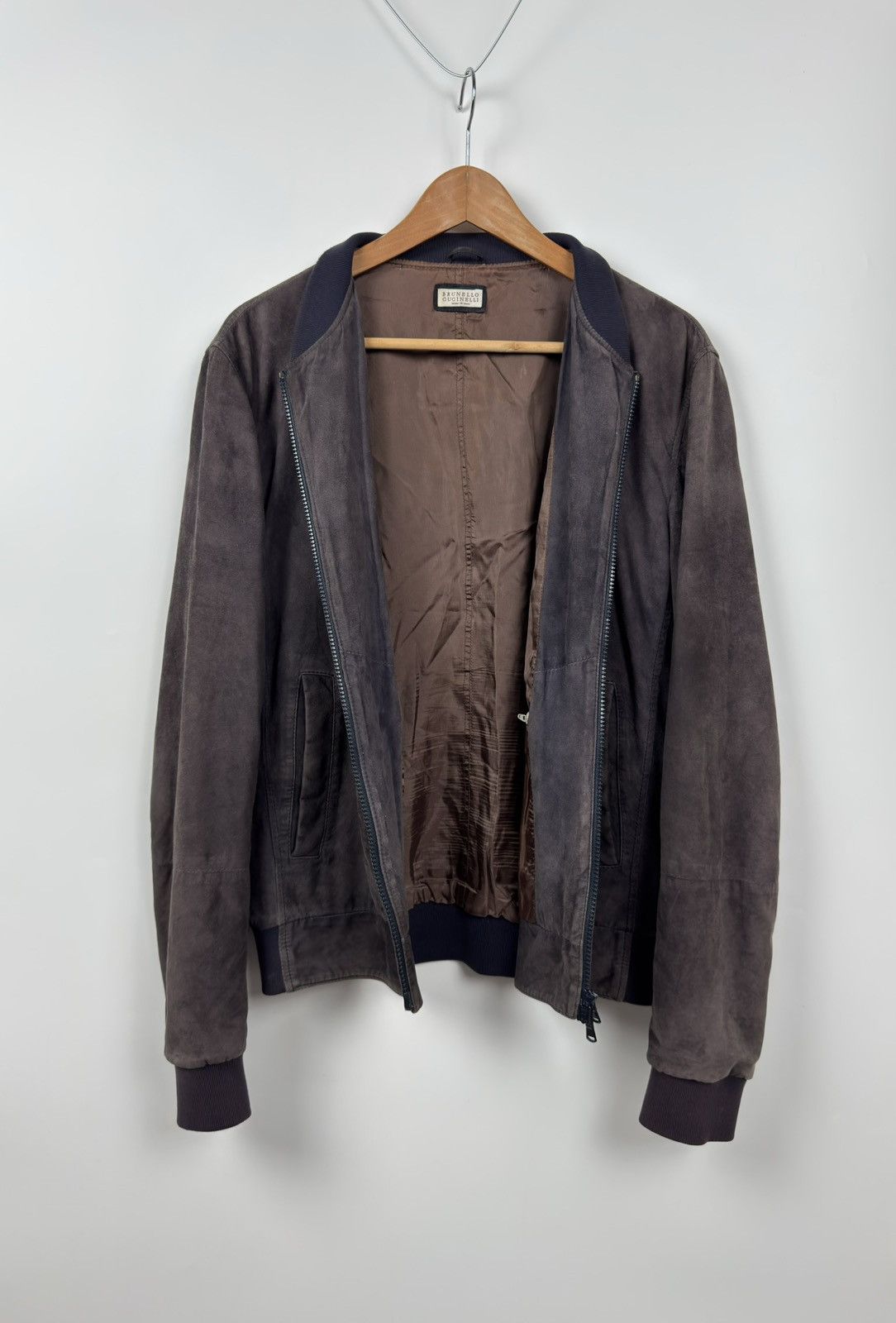 Brunello Cucinelli Brunello Cucinelli Suede Leather Jacket Size US M / EU 48-50 / 2 - 19 Thumbnail