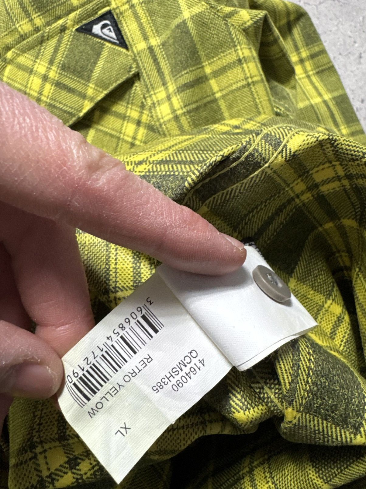 Quiksilver Quiksilver Button Up Flannel Shirt Size XL Size US XL / EU 56 / 4 - 10 Thumbnail