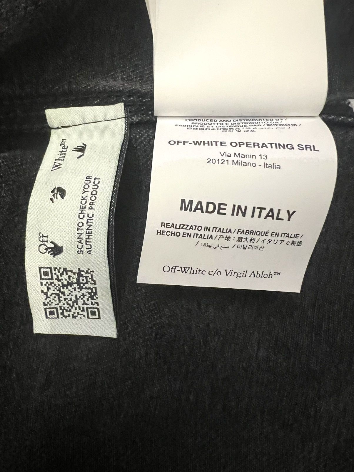 Off-White × Virgil Abloh Virgil era rare black denim jacket Size US L / EU 52-54 / 3 - 19 Thumbnail
