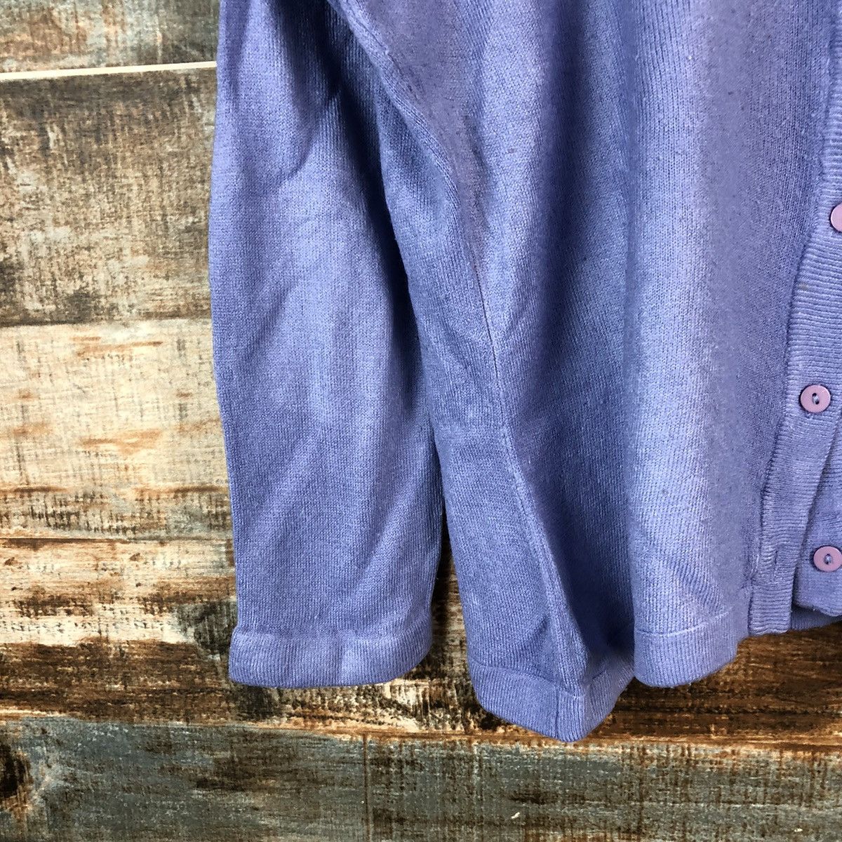 Homespun Knitwear × Japanese Brand Lustaro Regaro Purple Knitwear #A2218 Size M / US 6-8 / IT 42-44 - 7 Thumbnail