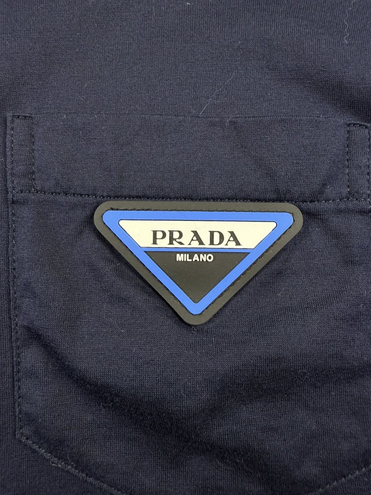 Prada Prada Triangle Logo Polo Shirt Size US S / EU 44-46 / 1 - 5 Thumbnail