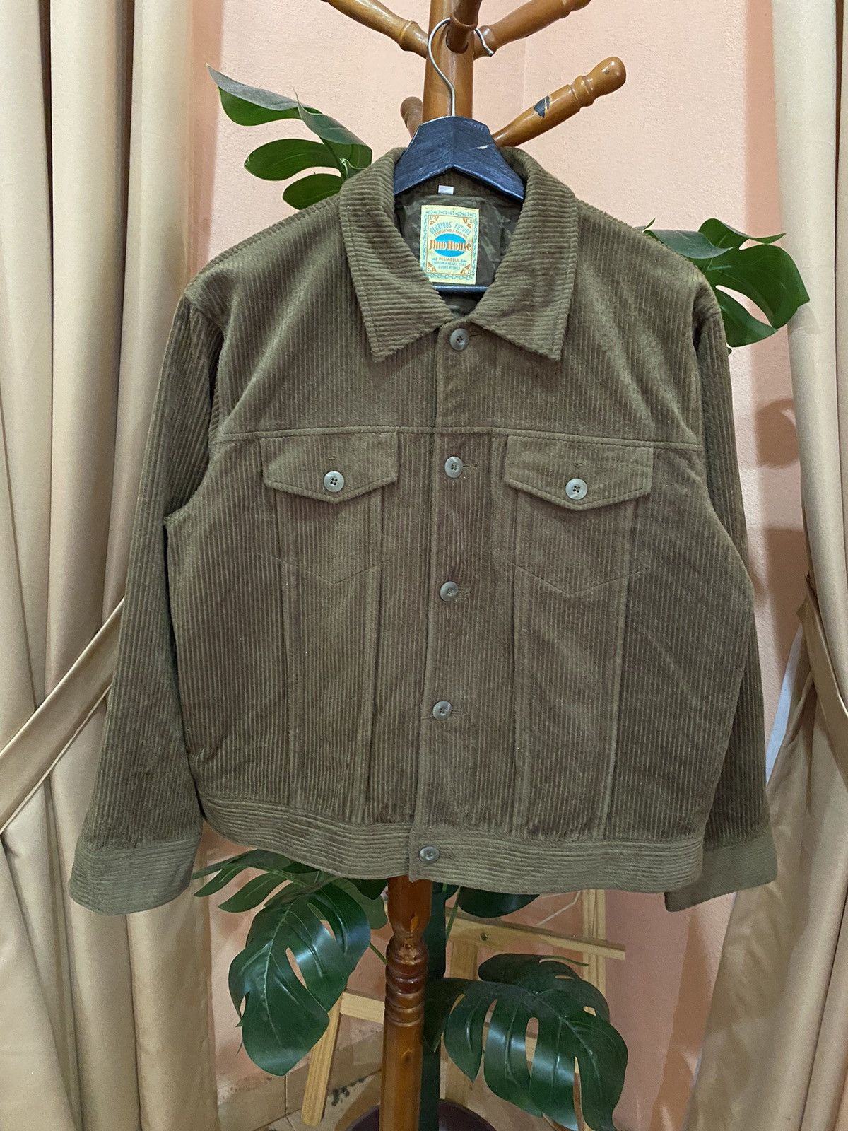 Vintage Jino House Vintage Corduroy Jacket - Timeless Size L / US 10 / IT 46 - 1 Thumbnail