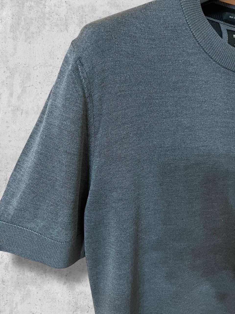 Hugo HUGO BOSS Silk knitted SOPRANO style tee t shirt classic Size US L / EU 52-54 / 3 - 5 Thumbnail