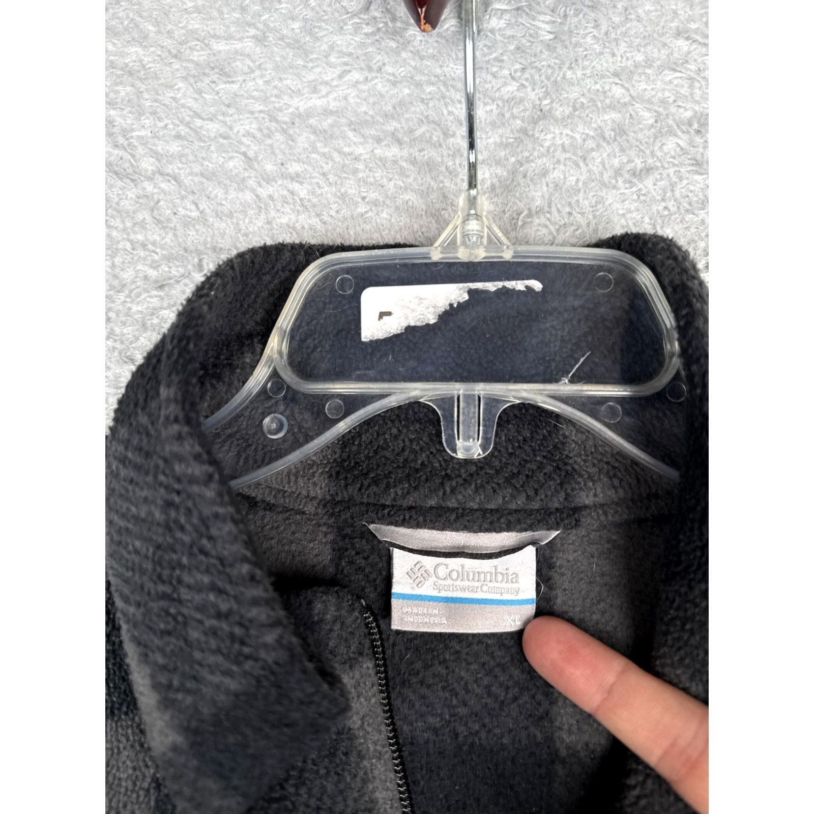 Vintage Columbia Fleece Jacket Mens XL Gray Black Plaid Full Zip Pockets Outdoor Hiking Size US XL / EU 56 / 4 - 7 Thumbnail