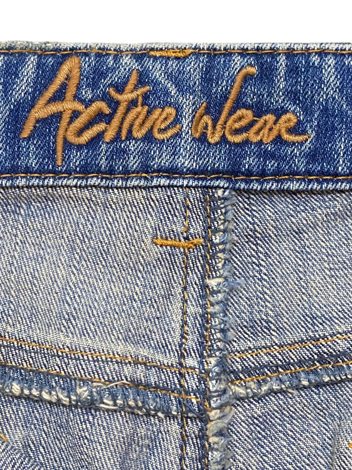 Japanese Brand Vintage Japanese Brands Blue Wash Flare Jeans Size US 32 / EU 48 - 14 Thumbnail