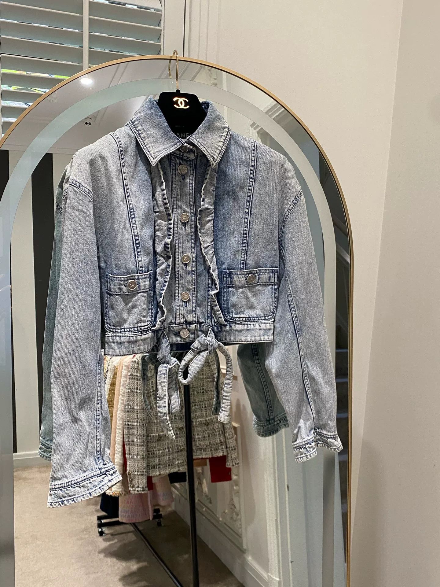 Chanel Chanel 2022 Denim Jacket FR34 Size US XS / EU 42 / 0 - 1 Thumbnail