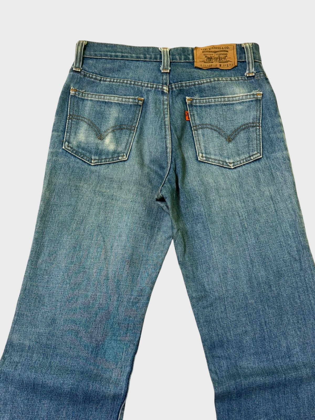 Levi's × Vintage Vintage Flared Levi's 516-0217 Blue Orange Tab Boot Cut Size US 26 / EU 42 - 9 Thumbnail