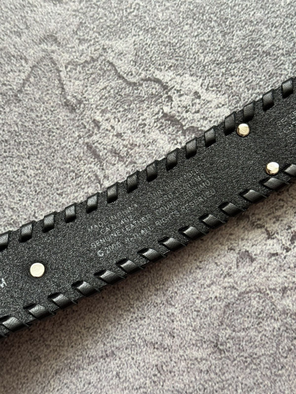 Harley Davidson × Vintage Harley Davidson studded rhinestones leather belt gothic Size ONE SIZE - 9 Thumbnail