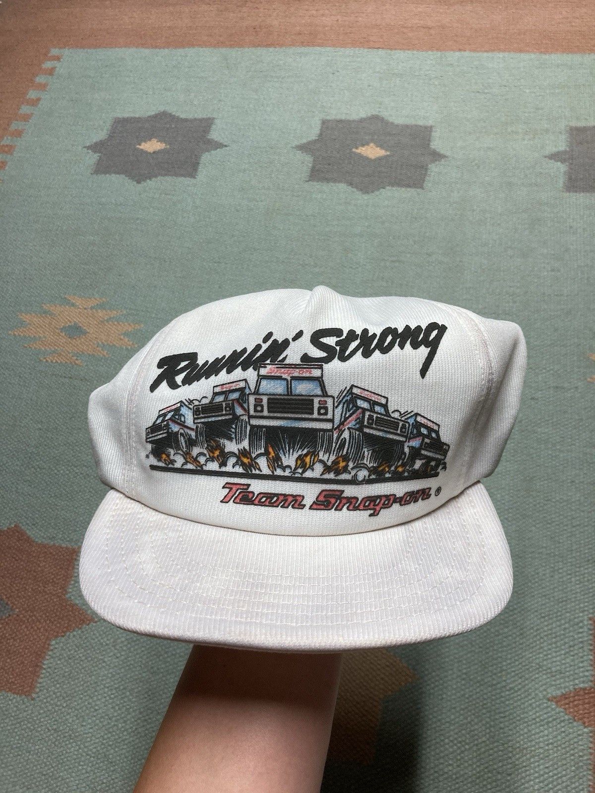 Vintage SnapBack snap on tools Runnin strong car mechanic automobile Size ONE SIZE - 2 Thumbnail