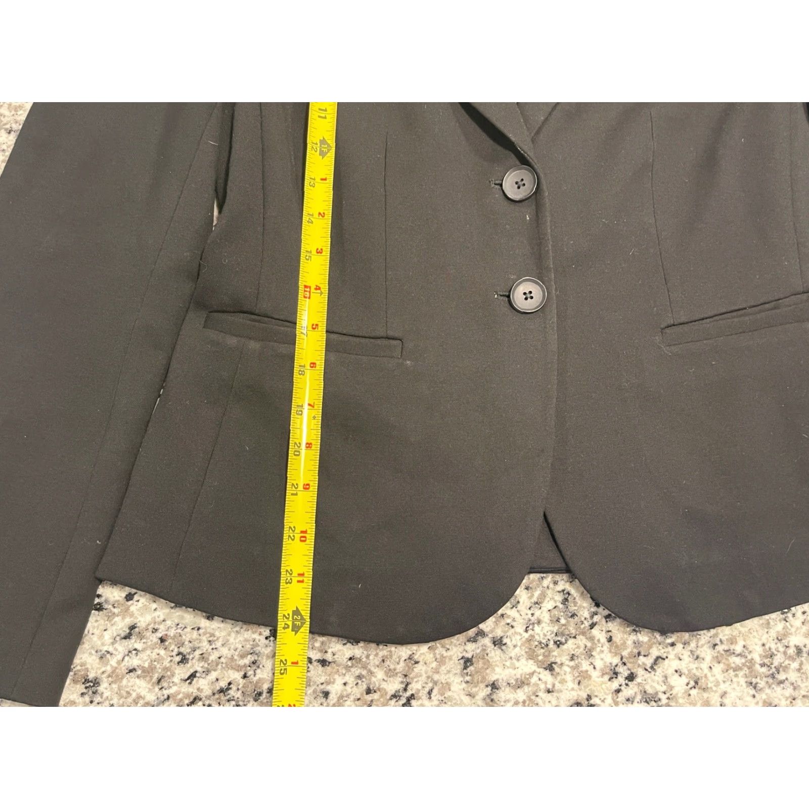 Vintage Boden Blazer Jacket Jersey Stretch Black 6R Womens Blazer Jacket Black Stretch Jersey 6R Women Size M / US 6-8 / IT 42-44 - 3 Thumbnail