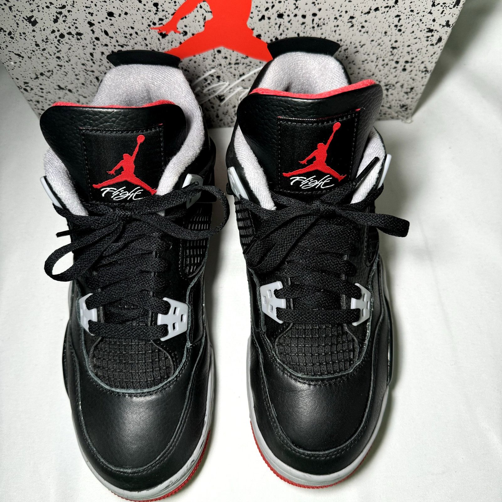 Jordan Brand × Nike Size 7 - Air Jordan 4 Retro GS Bred Reimagined Men's Shoes Size US 6 / EU 39 - 4 Thumbnail