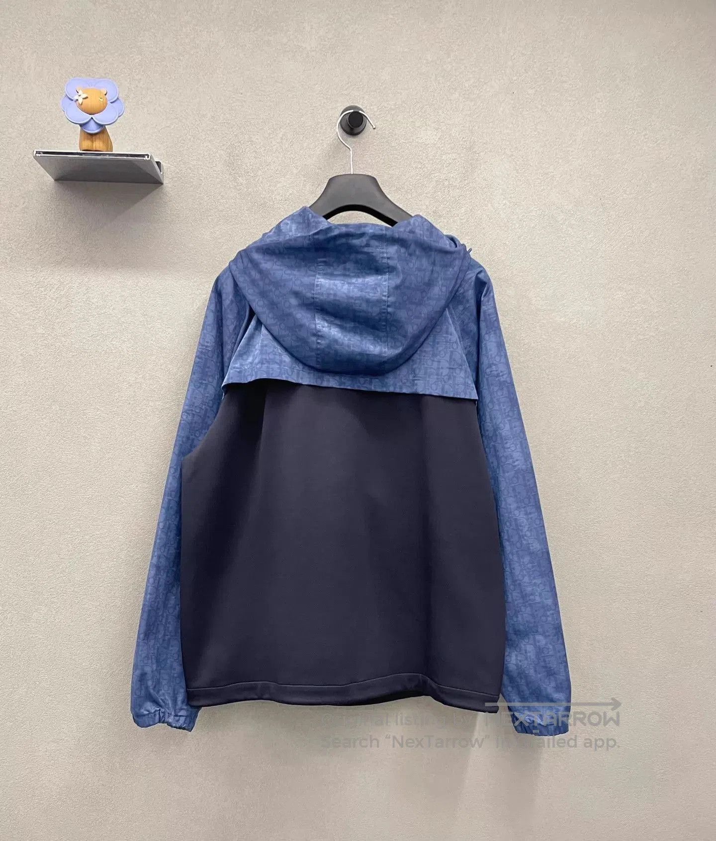 Dior Blue Lightweight Hooded Jacket with Pockets. Size US S / EU 44-46 / 1 - 2 Thumbnail
